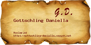 Gottschling Daniella névjegykártya