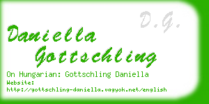 daniella gottschling business card
